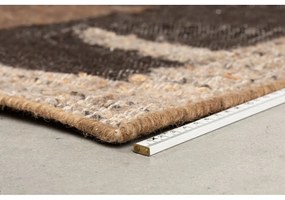 Кафяв вълнен килим 200x300 cm Briton – Dutchbone