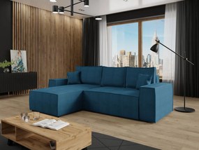 Ъглов диван Malaga mini I-Petrol-Left