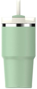 Светлозелен термос със сламка от неръждаема стомана 600 ml Quencher H2.0 FlowState Tumbler Pistachio – Stanley