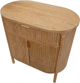 Скрин от масивна ела в естествен цвят 81x82x46 cm Gothenburg – Mauro Ferretti