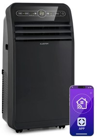 Klarstein Metrobreeze New York Smart 7k, мобилен климатик, 7000 BTU / 2,1 kW, енергиен клас А, дистанционно управление