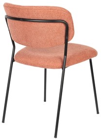 Трапезни столове в цвят сьомга в комплект от 2 броя Jolien - White Label