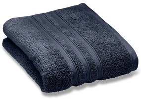 Тъмносиня памучна кърпа от тери 50x85 cm Zero Twist – Catherine Lansfield