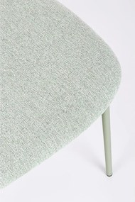 Тапициран трапезен стол в цвят мента Inka – Yes Everyday