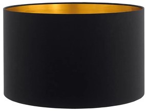 Eglo 32486 - Универсален абажур TUNJA E27, диам. 38 см, черен/меден