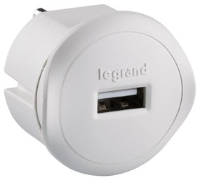 Legrand 050680  USB Адаптор за директно зареждане 5V - 1.5 A, Бял - 050680.