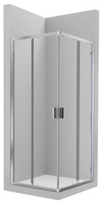 Душ кабина с плъзгаща врата и фиксиран панел 800 х 1950 mm Victoria L2