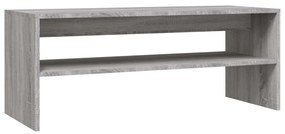 815256 vidaXL Кафе маса, сива сонома, 100x40x40 см, инженерно дърво