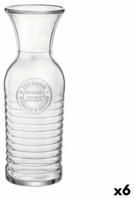 Бутилка Bormioli Rocco Officina Прозрачен Cтъкло (1 L) (6 броя)