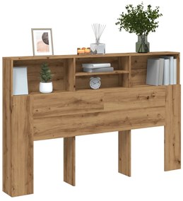 856871 vidaXL Табла за легло тип шкаф, 160x19x103,5 см, инженерно дърво