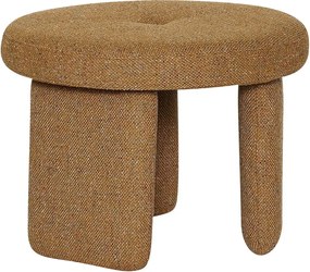 Табуретка в цвят горчица Rocco – Hübsch