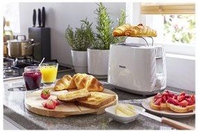 PHILIPS Daily Collection Toaster 8 settings Integrated bun warming rack Compact design