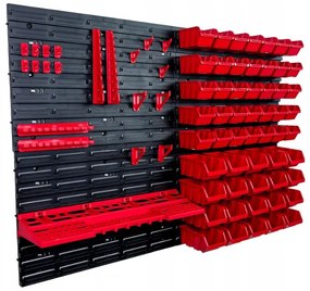 Стена за инструменти 115x78 см + 55 кутии