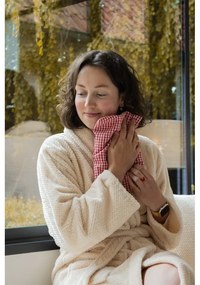 Хавлия от микроплюш в цвят слонова кост размер L/XL Pippa – Tiseco Home Studio