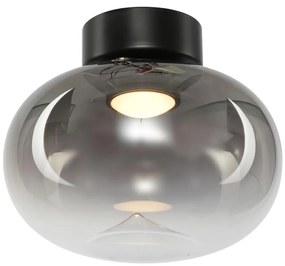 LED Плафониера VASO LED/4W/230V Ø 18 см черен/опушен