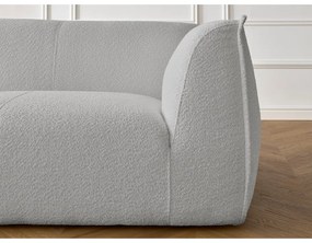 Светлосив диван от прежда с примки от букле 242 cm Giorgia – Bobochic Paris