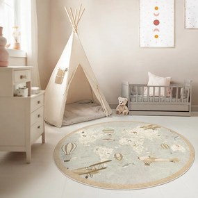 Детско килимче за игра подходящо за пране ø150 cm Vintage World – Mila Home