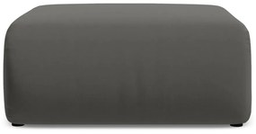 Сива кадифена табуретка Ekahi – Makamii