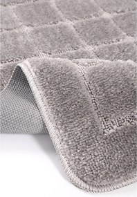 Сиви килими за баня в комплект 2 бр. 50x80 cm Kareli – Foutastic