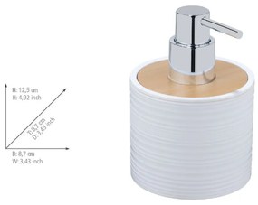 Бял пластмасов диспенсер за сапун 350 ml Lyon – Allstar