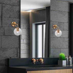 Стенна лампа в бронзов цвят ø 15 cm Viran – Opviq lights