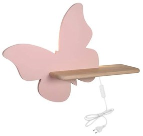 Розово детско осветително тяло Butterfly - Candellux Lighting