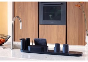 Комплект за мивка Brabantia SinkStyle 1008496, 4 части, Минерализирано покритие, Устойчив на корозия, Тъмносив