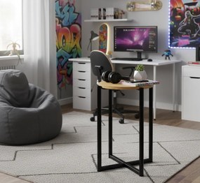 Кръгла масичка за кафе в лофт стил 29 x 42 cm