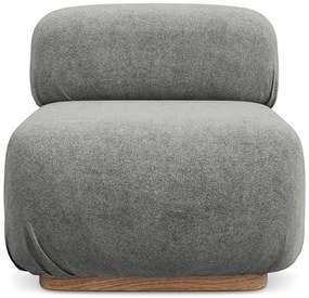 Сив модул за диван от букле Ailani – Makamii