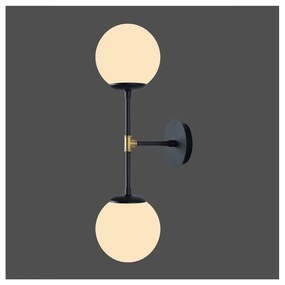 Черна стенна лампа , дължина 58 cm Kruva - Squid Lighting