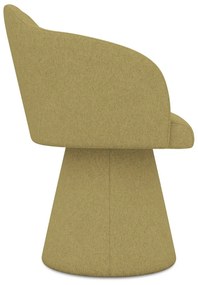 Тапициран трапезен стол в цвят горчица Kanoa – Makamii