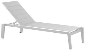 Шезлонг Emoti White Textilene sunlounger