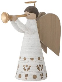 Свещници от полирезин с коледен мотив в комплект от 4 броя Abba - Bloomingville