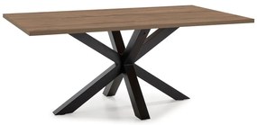 Трапезна маса с орехов плот 100x180 cm Comba - Marckeric