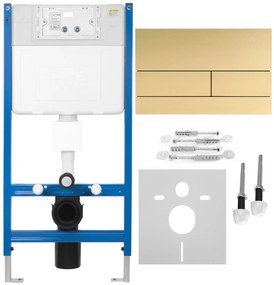 КОМПЛЕКТ СТЕЛАЖ ЗА ВГРАЖДАНЕ Е  K011A-Q Rea T Brush Gold