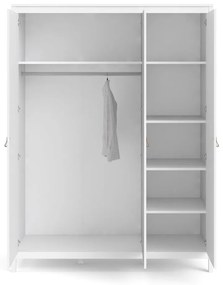 Бял гардероб 150x199 cm Madrid – Tvilum