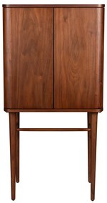 Кафяво шкафче от декор от орех с плъзгащи се врати 62x125x45 cm Morrison – Dutchbone