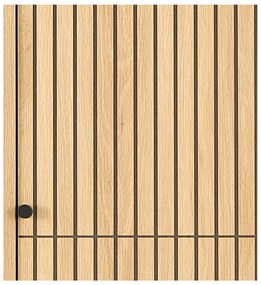 Гардероб от дъбов декор в естествен цвят 51x200x60 cm Albany – Actona