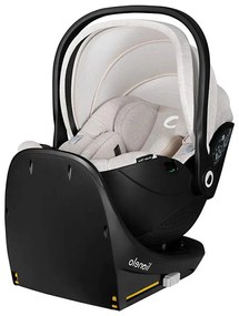 Lionelo - Детско завъртащо се автокресло с база MOXIE SET i-Size 40-87 см, пясъчен беж