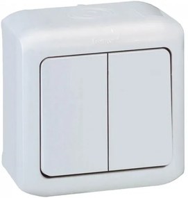 Legrand Сериен девиаторен ключ IP44 открит монтаж цвят Бял Forix  - 782361