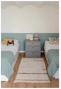 Син и кремав ръчно изработен памучен килим подходящ за пране 140x200 cm Lanes Vintage Blue – Lorena Canals