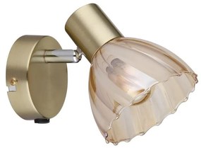 Globo 54315M-1 - Спот аплик ZACHERY 1xE14/40W/230V златист