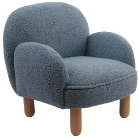 Син детски стол от букле Rocky – Vipack