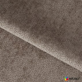 Светлокафяво двойно легло 140x200 cm тапицирано с място за съхранение с включена подматрачна рамка Dizzle – ELTAP