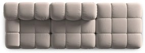 Светлокафяв кадифен модулен диван 282 cm Bellis – Micadoni