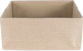 Бежова текстилна кутия за съхранение 28x12x12 cm Sandy – Compactor