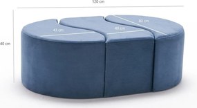 Светлосиня табуретка Alya - Artie