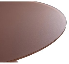 Кръгла трапезна маса със стъклен плот ø 120 cm Vida – MOME