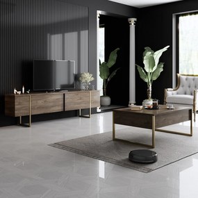 ТВ шкаф Luxe, цвят Орех Златен