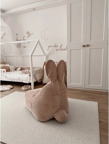 Светлорозов детски пуф Funny Bunny – The Brooklyn Kids